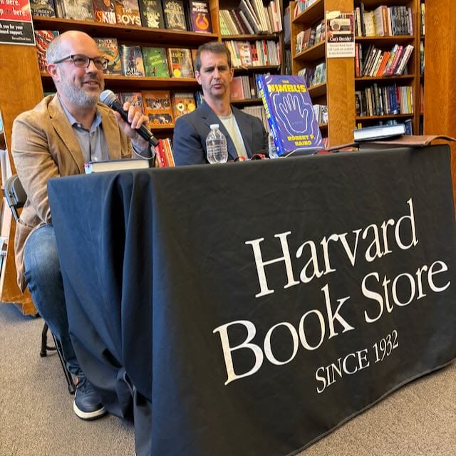 June 27: With J.D. Daniels at Harvard Book Store in Cambridge